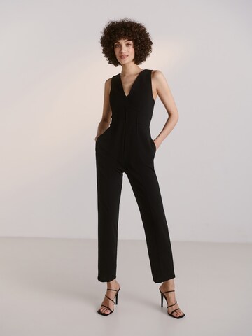 Guido Maria Kretschmer Women Jumpsuit 'Jill' in Zwart: voorkant