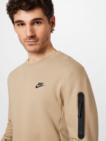 Bluză de molton de la Nike Sportswear pe bej