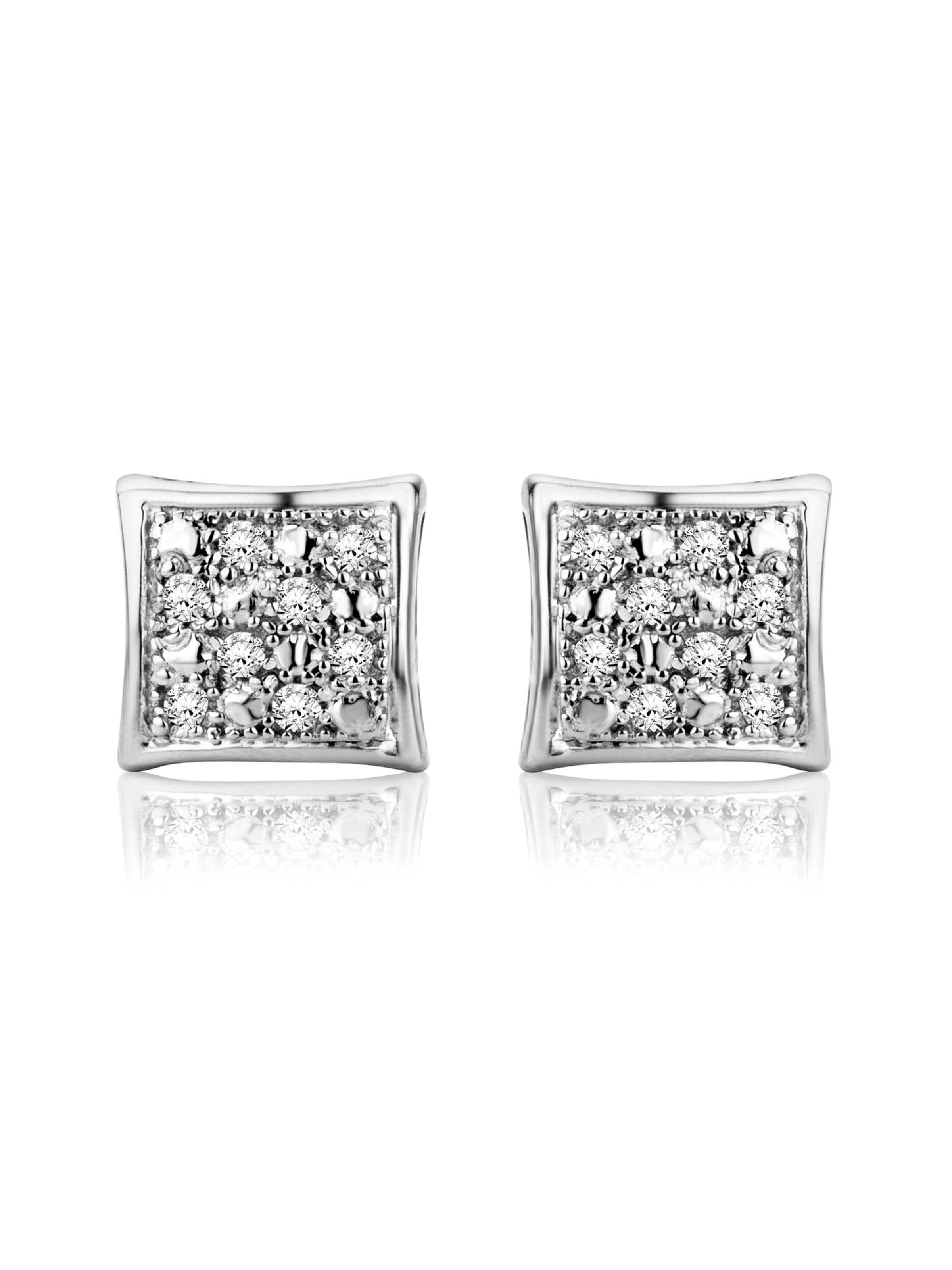 Boucles d'oreilles DIAMANT LETERNEL en argent