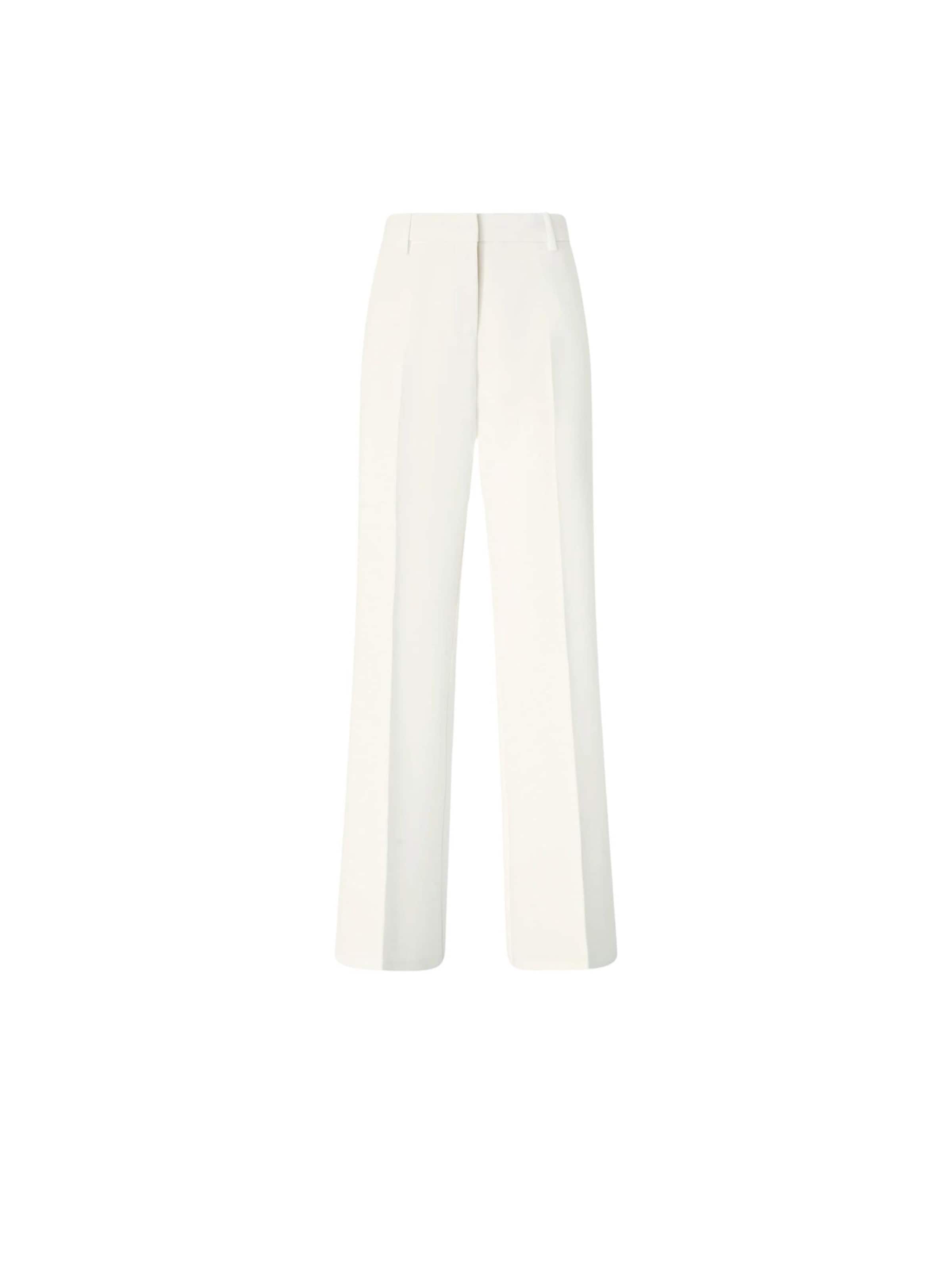 regular Pantaloni con piega frontale di PINKO in bianco: frontale