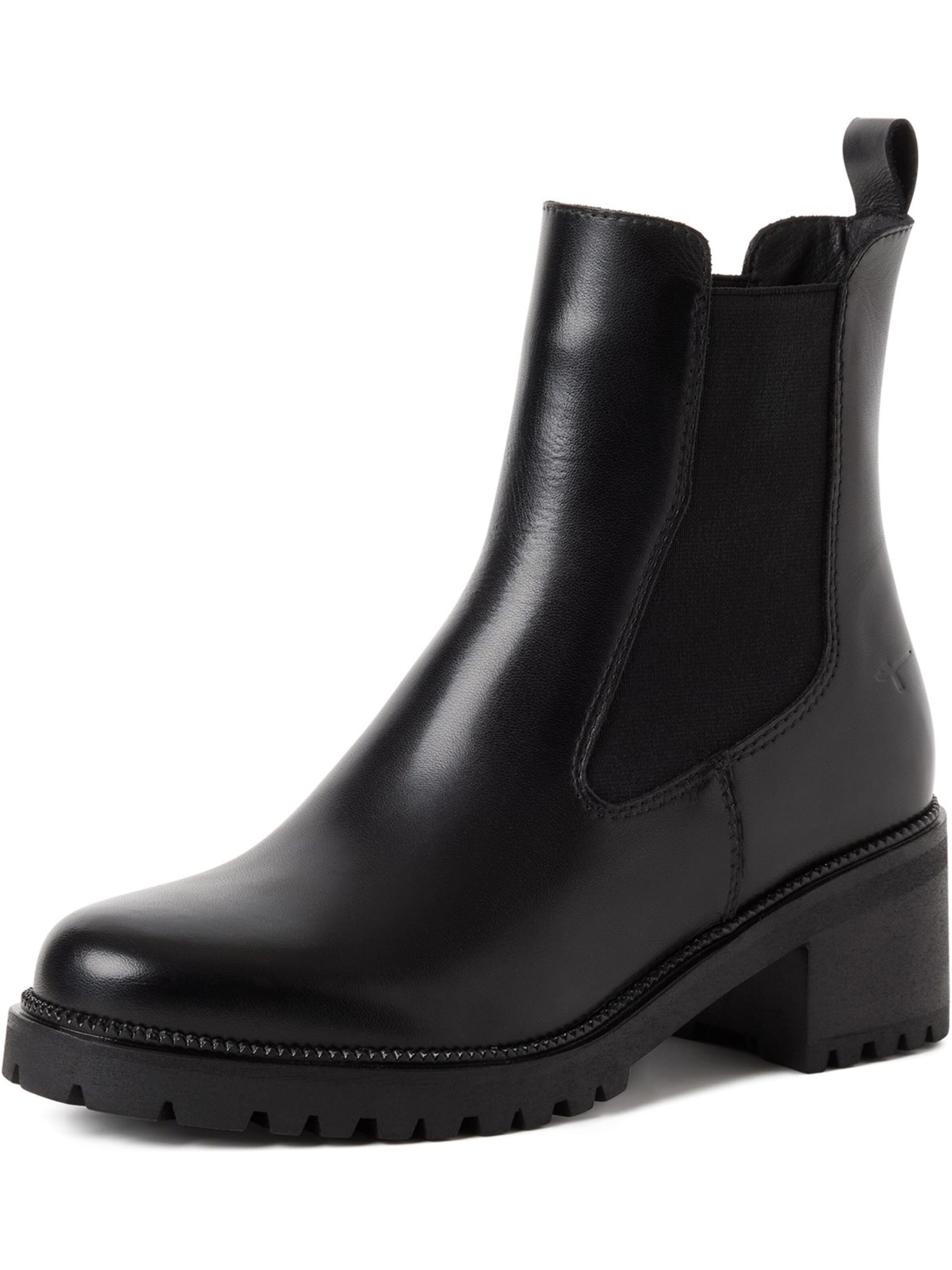 Tamaris Chelsea boots in Zwart: voorkant