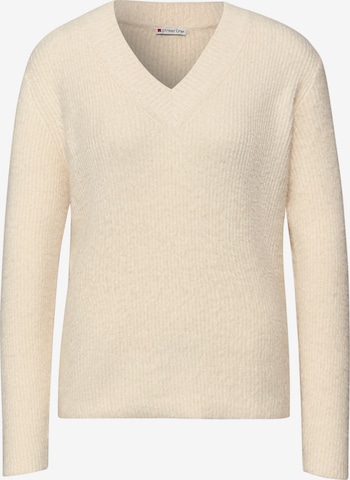 Pull-over STREET ONE en beige : devant