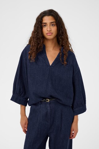 SOAKED IN LUXURY Blouse 'SLChaman Toledo' in Blauw: voorkant