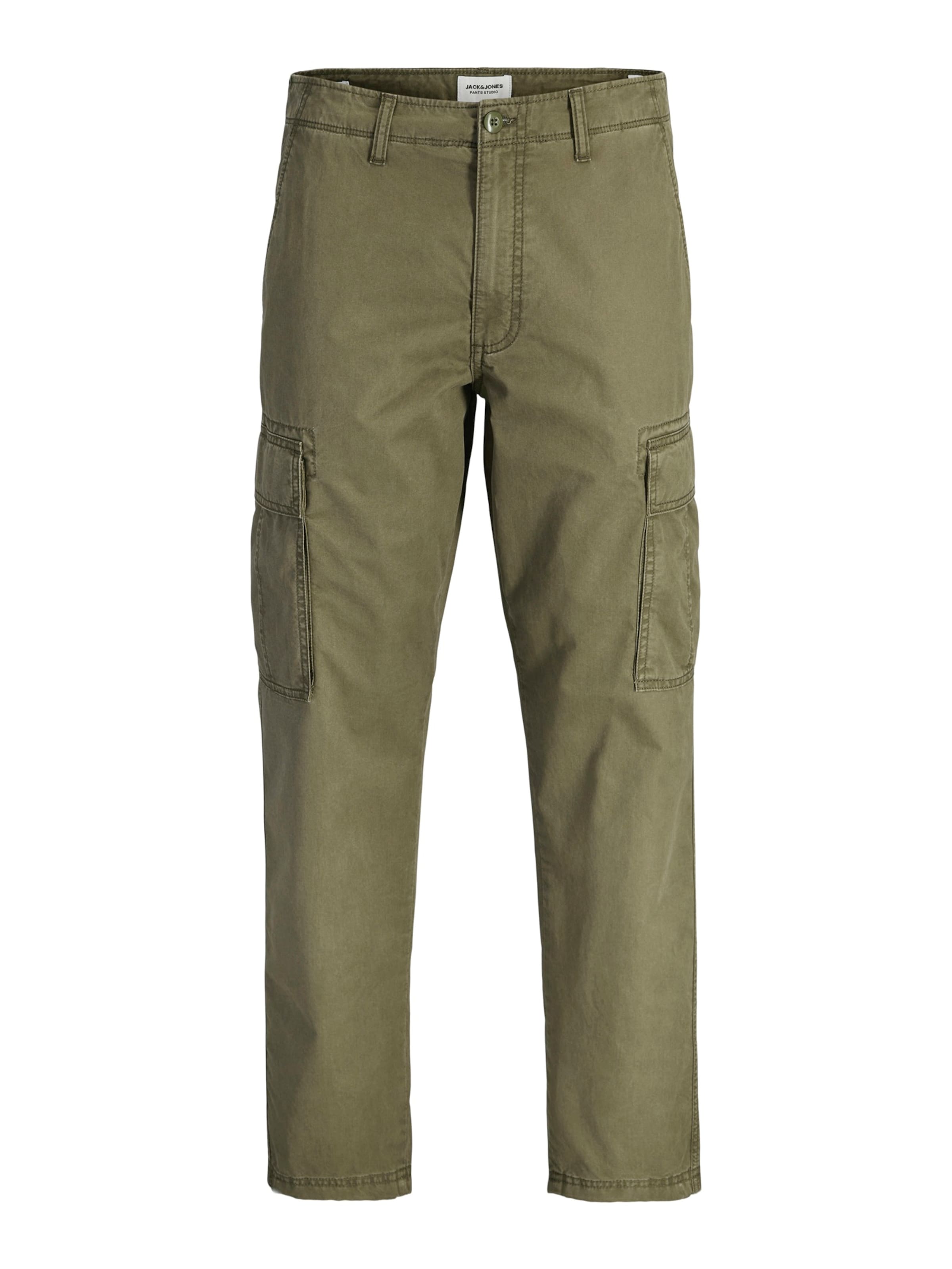 Regular Pantalon cargo 'JPSTKANE FRANK' JACK & JONES en vert : devant