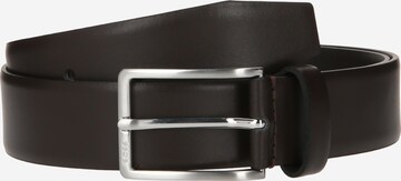 BOSS Belt 'Erman' in Brown: front