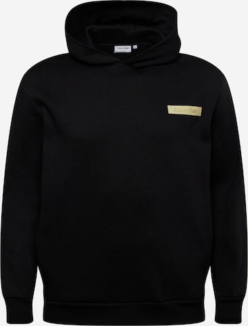 Sweat-shirt Calvin Klein Big & Tall en noir : devant