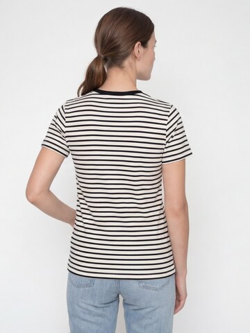 Antargo Shirt 'Striped Basic'‌ in Schwarz