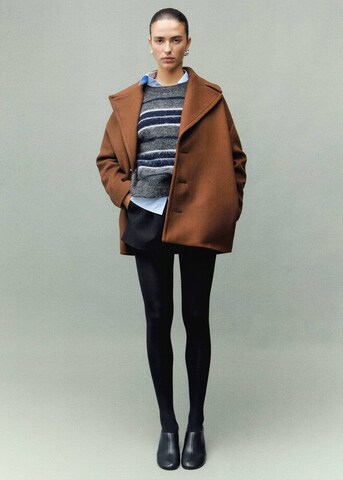 MANGO Mantel 'Love' in Braun