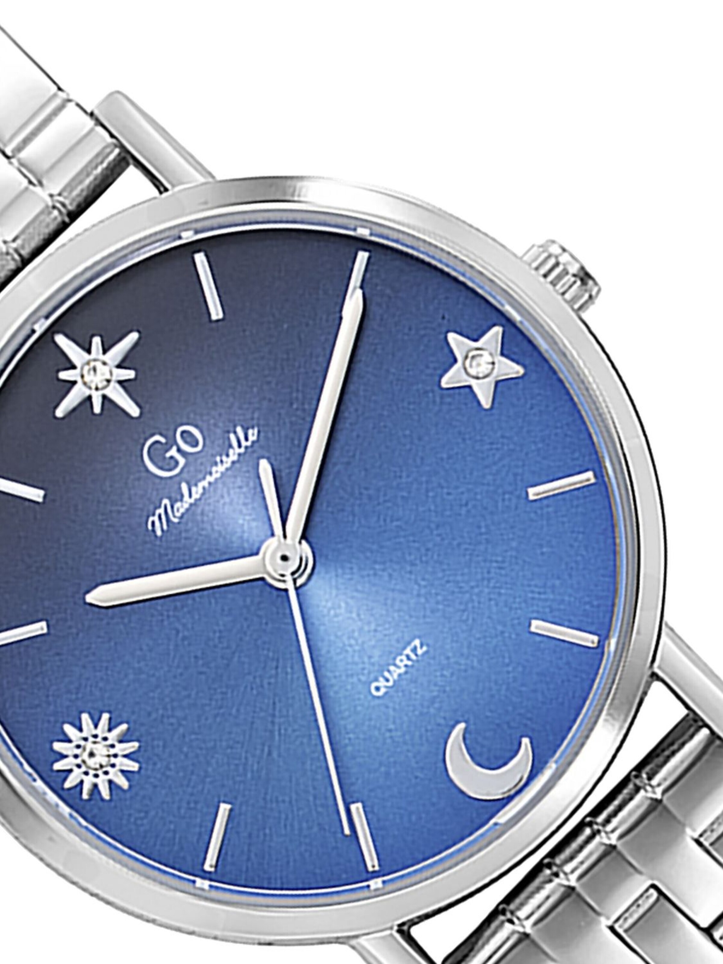 GO GirlOnly - Reloj analógico en plata