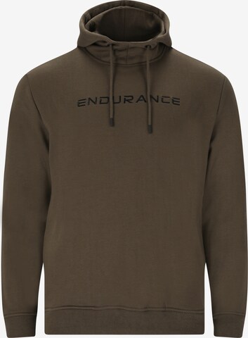 ENDURANCE Athletic Sweatshirt in Brown: front