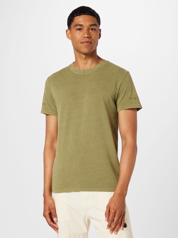 T-Shirt G-Star RAW en vert : devant