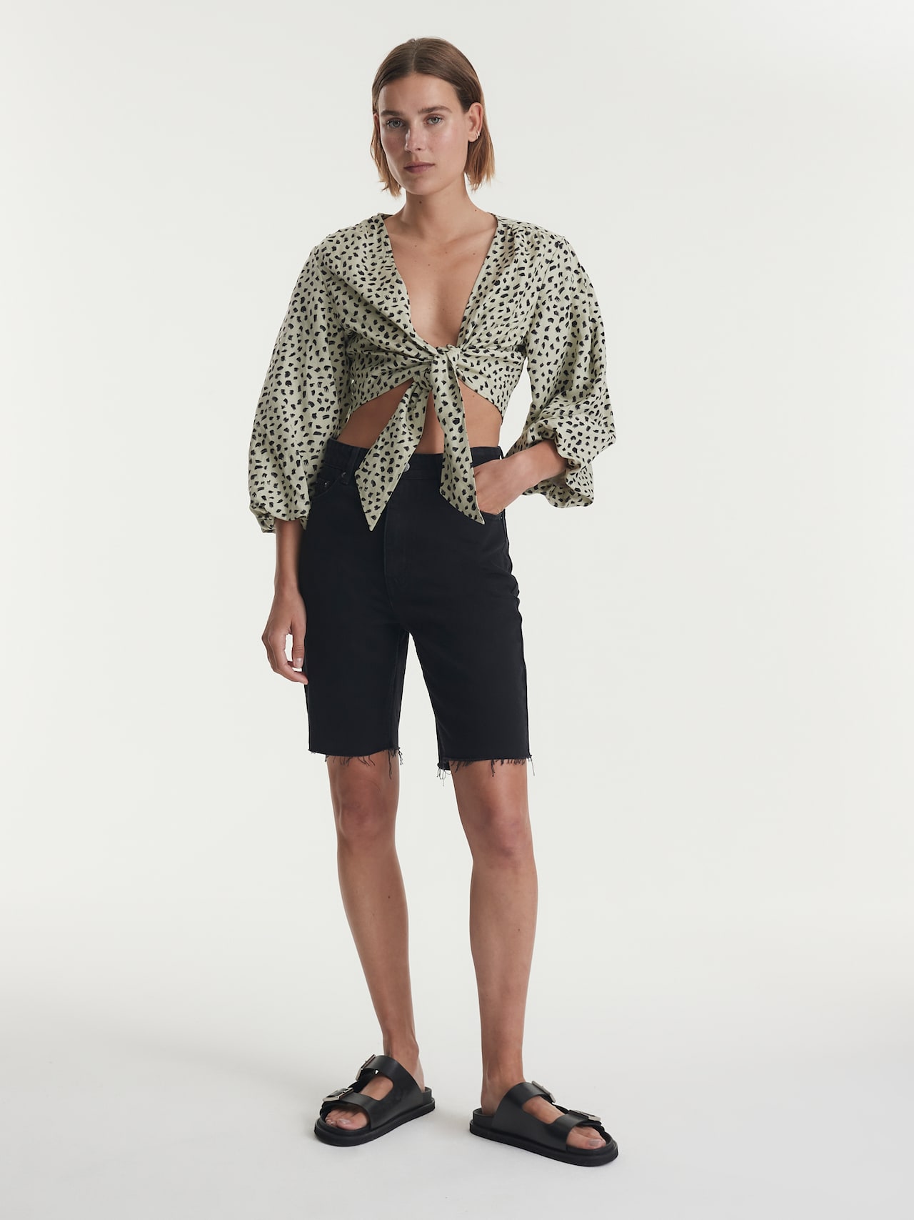 EDITED Produits Jean 'Marit' noir denim