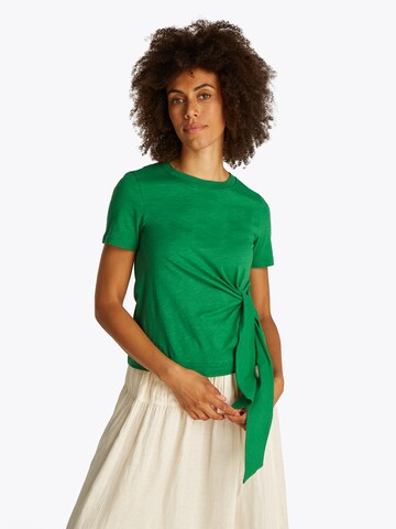 Maglietta di TOMMY HILFIGER in verde: frontale