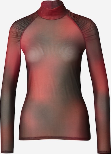 HUGO T-Krekls 'Damaryllis', krāsa - sarkans / melns, Preces skats