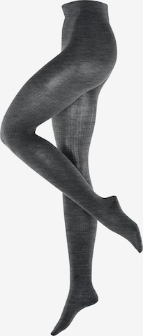 BURLINGTON Tights 'Rib Couture' in Grey: front