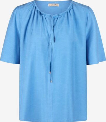 Lovely Sisters Blouse 'Mara' in Blauw: voorkant