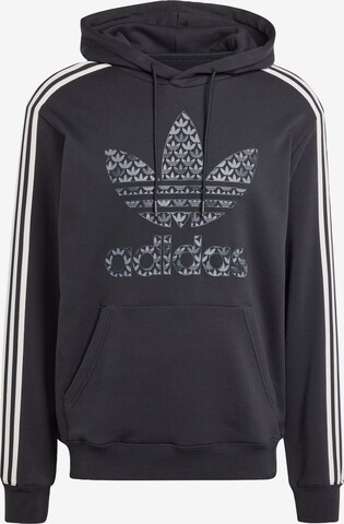 ADIDAS ORIGINALS Sweatshirt 'Classic' in Zwart: voorkant