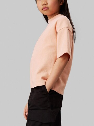 Calvin Klein Wide Leg Hose 'Alpaca' in Schwarz