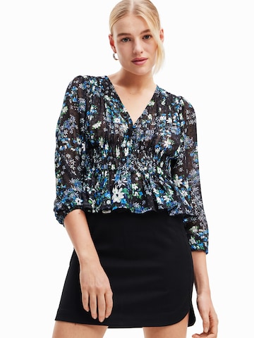 Desigual - Blusa 'HAMBURGO' em azul