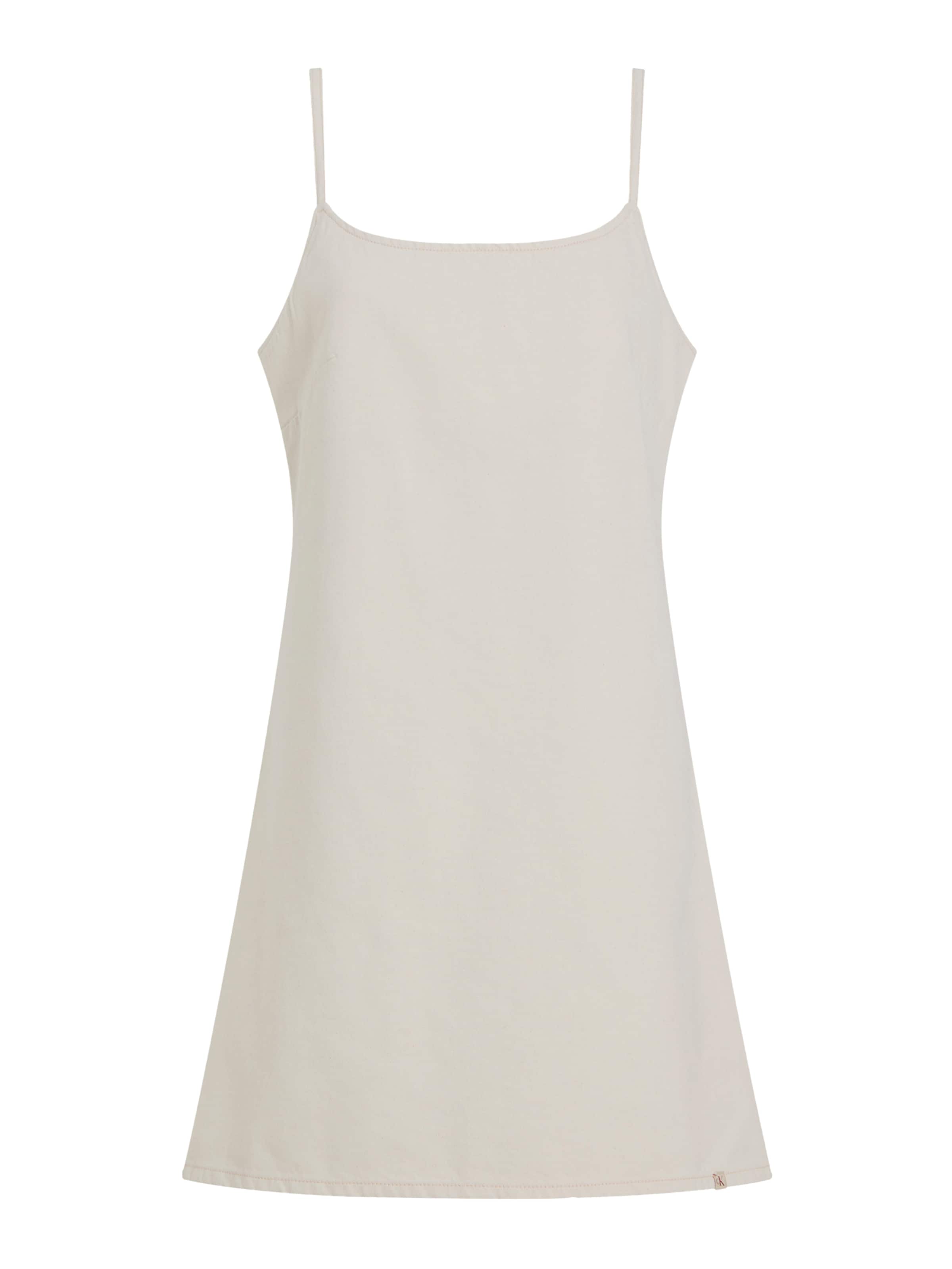 Calvin Klein Jeans Letní šaty 'ICONIC' – béžová: přední strana