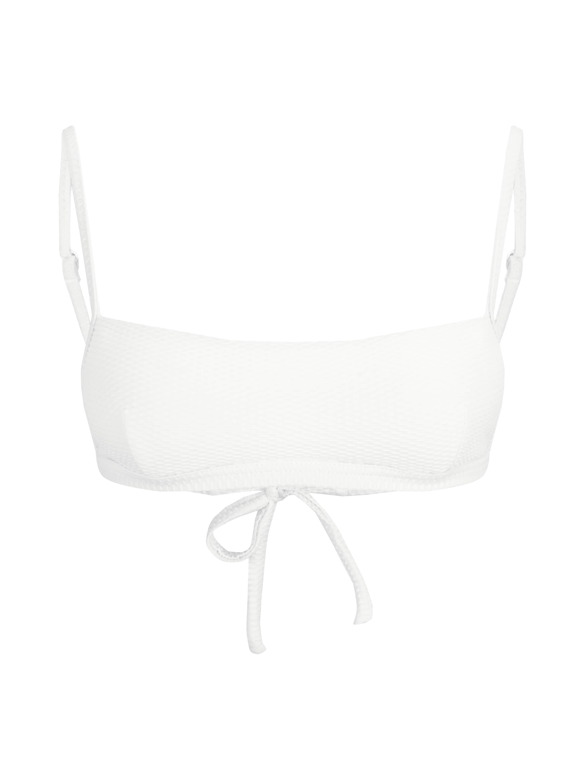 ETAM Balconette Bikini Top 'VAHINE' in White: front