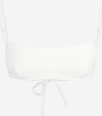 ETAM - Bandeau Top de bikini 'VAHINE' en blanco: frente