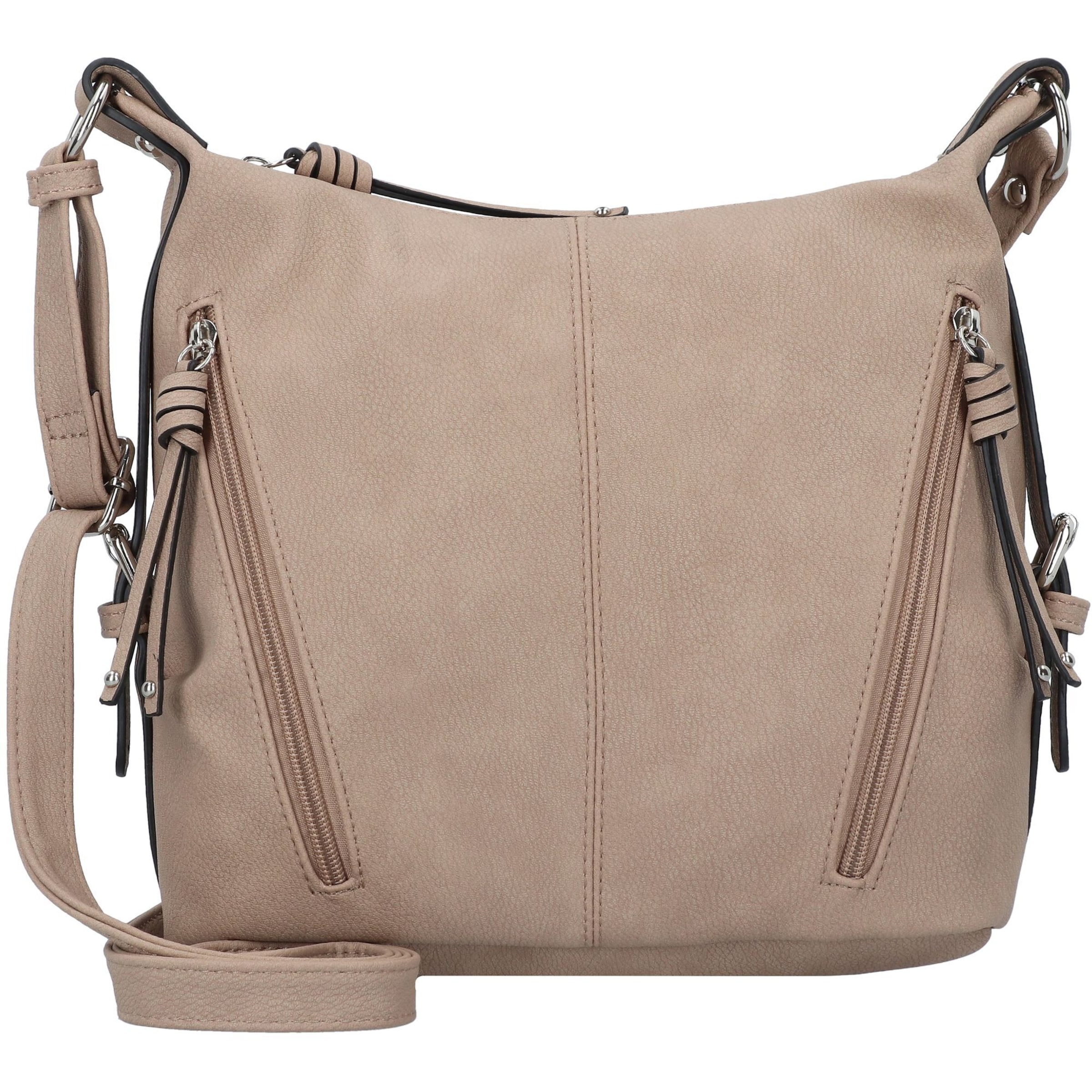 TOM TAILOR Handtas 'Caia' in Beige: voorkant