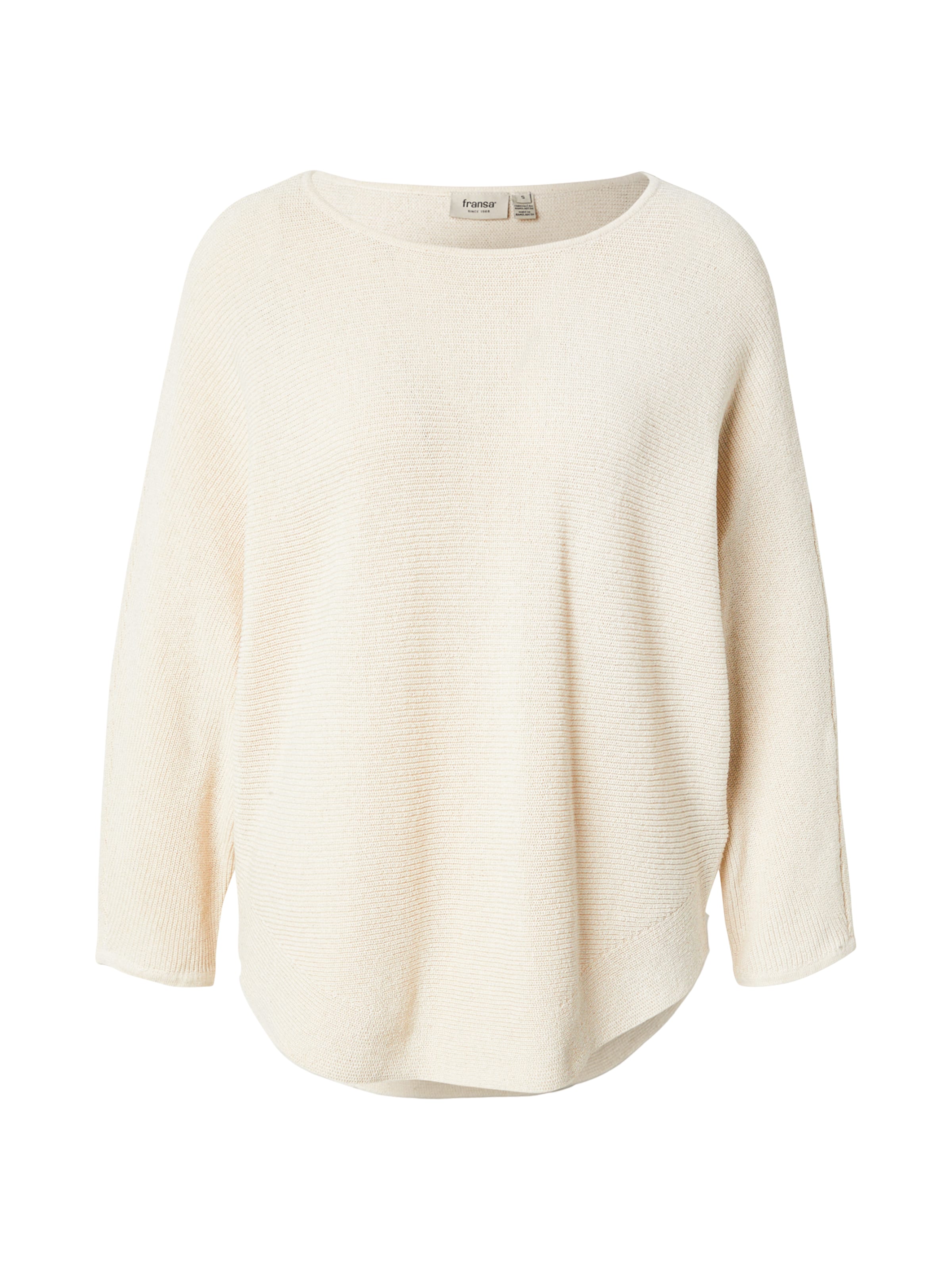 Fransa Sveter ' SINJA' - Biela: predná strana
