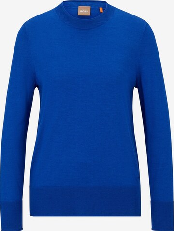 BOSS Sweater 'C_Fanikasa' in Blue: front
