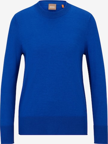 BOSS Sweater 'C_Fanikasa' in Blue: front