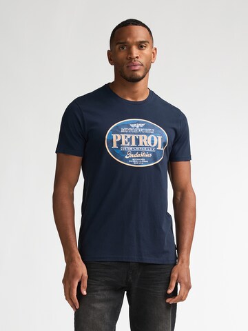 Petrol Industries T-shirt i blå: framsida
