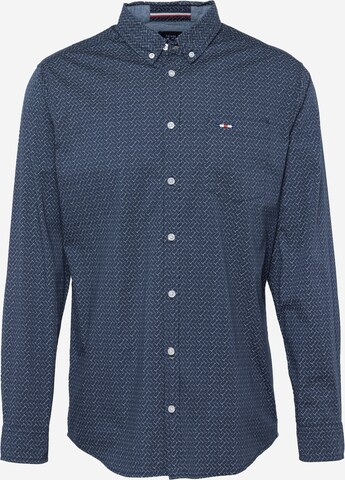 FQ1924 Regular fit Overhemd 'Steven' in Blauw: voorkant