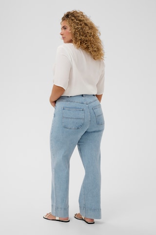 KAFFE CURVE Regular Jeans 'KCMalia' in Blau