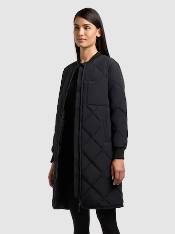 Manteau mi-saison 'YMAL2' khujo en noir