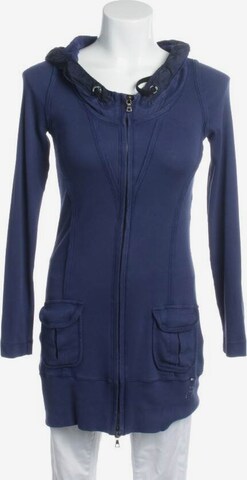 Marc Cain Sweatshirt & Zip-Up Hoodie in M in Blue: front