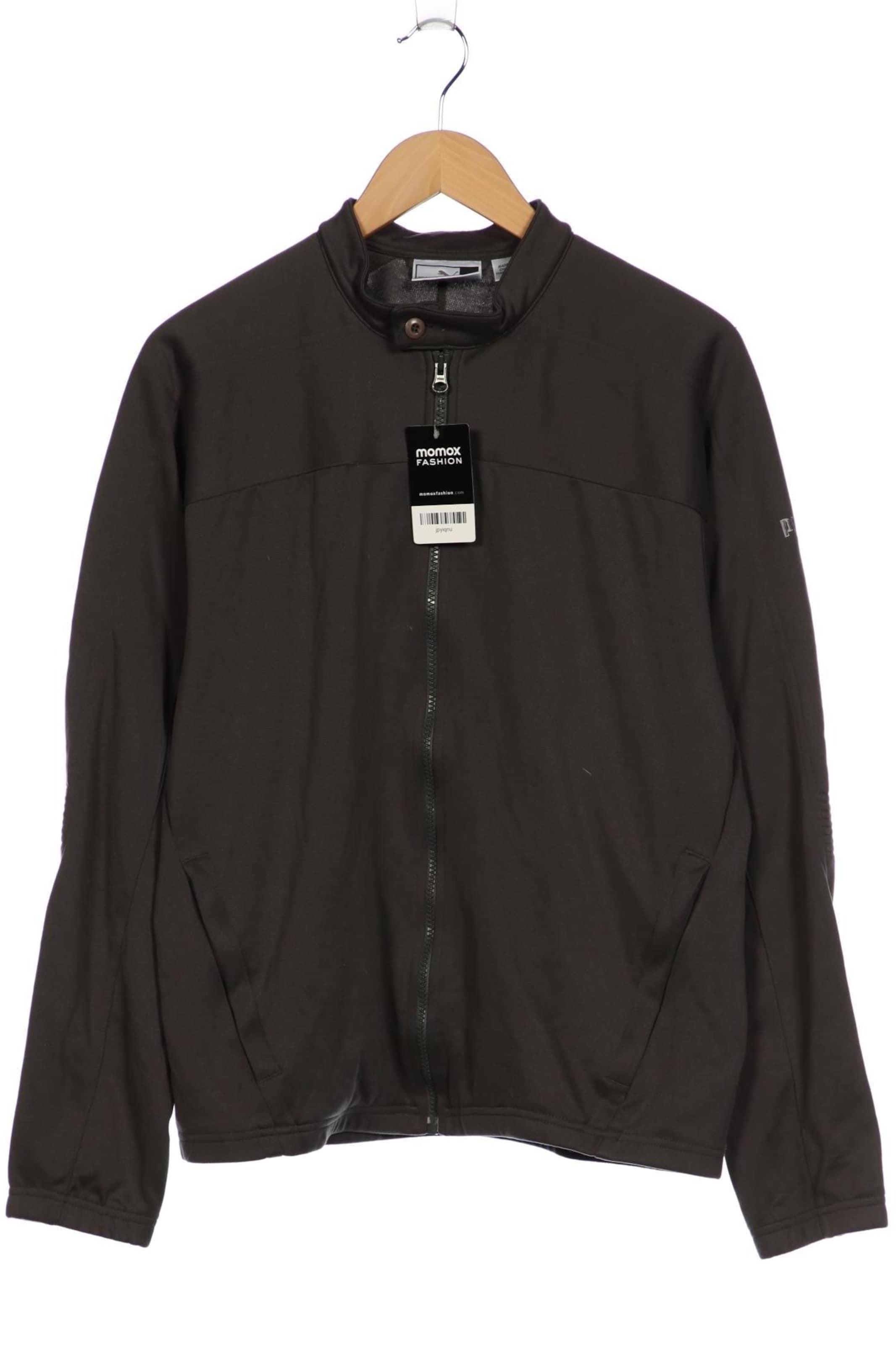 PUMA Sweatshirt & Zip-Up Hoodie in L in Grey: front