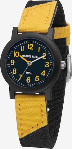 Jacques Farel Analog Watch in Black: front