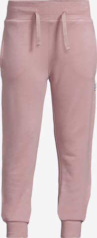 Effilé Pantalon New Life en rose : devant