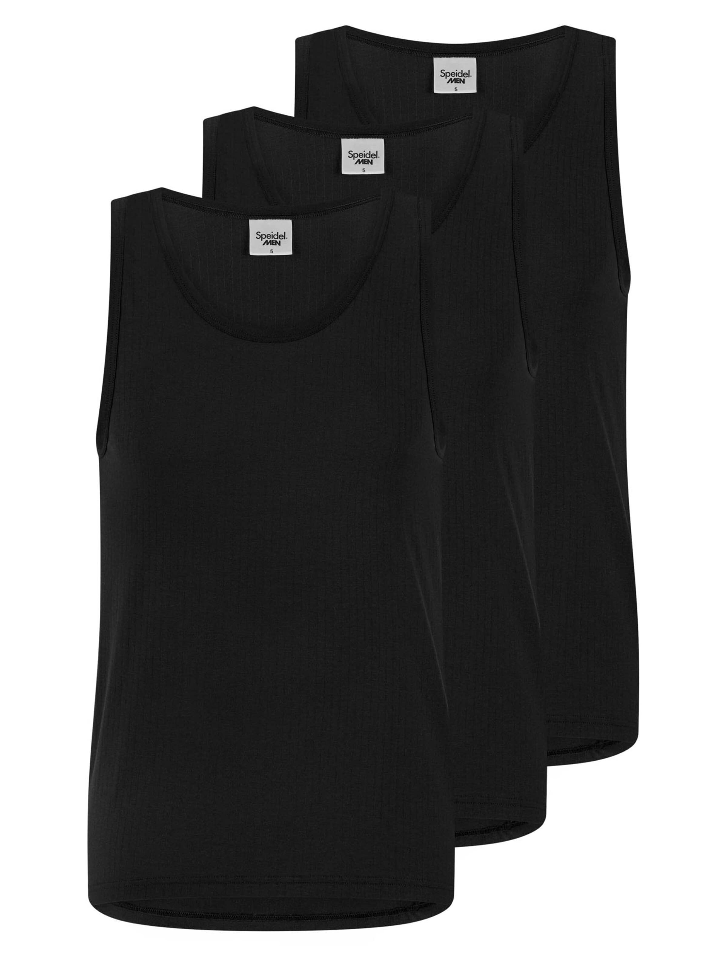 SPEIDEL Unterhemd 'Sky.line'‌‌‌‌ in Schwarz: Vorderseite