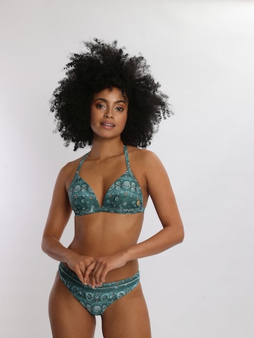 OLYMPIA Triangel Bikinitop in Blau