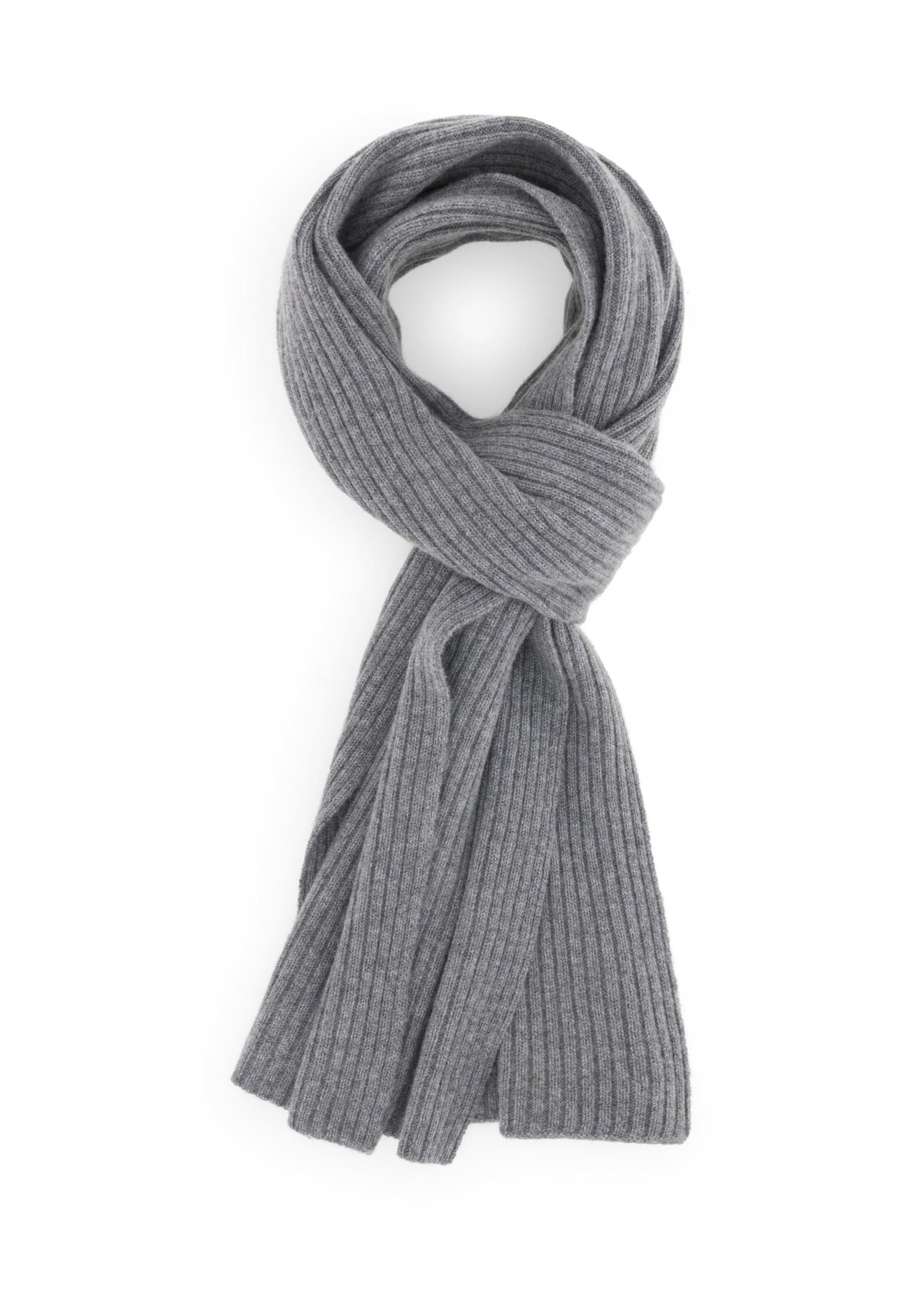 Boggi Milano Scarf in One Size in Light grey, Item view