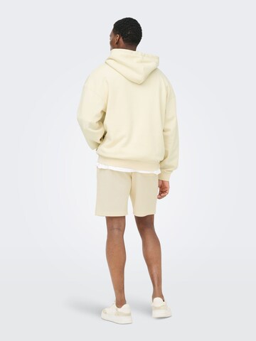 Regular Pantalon 'ONSKOSTA' Only & Sons en blanc