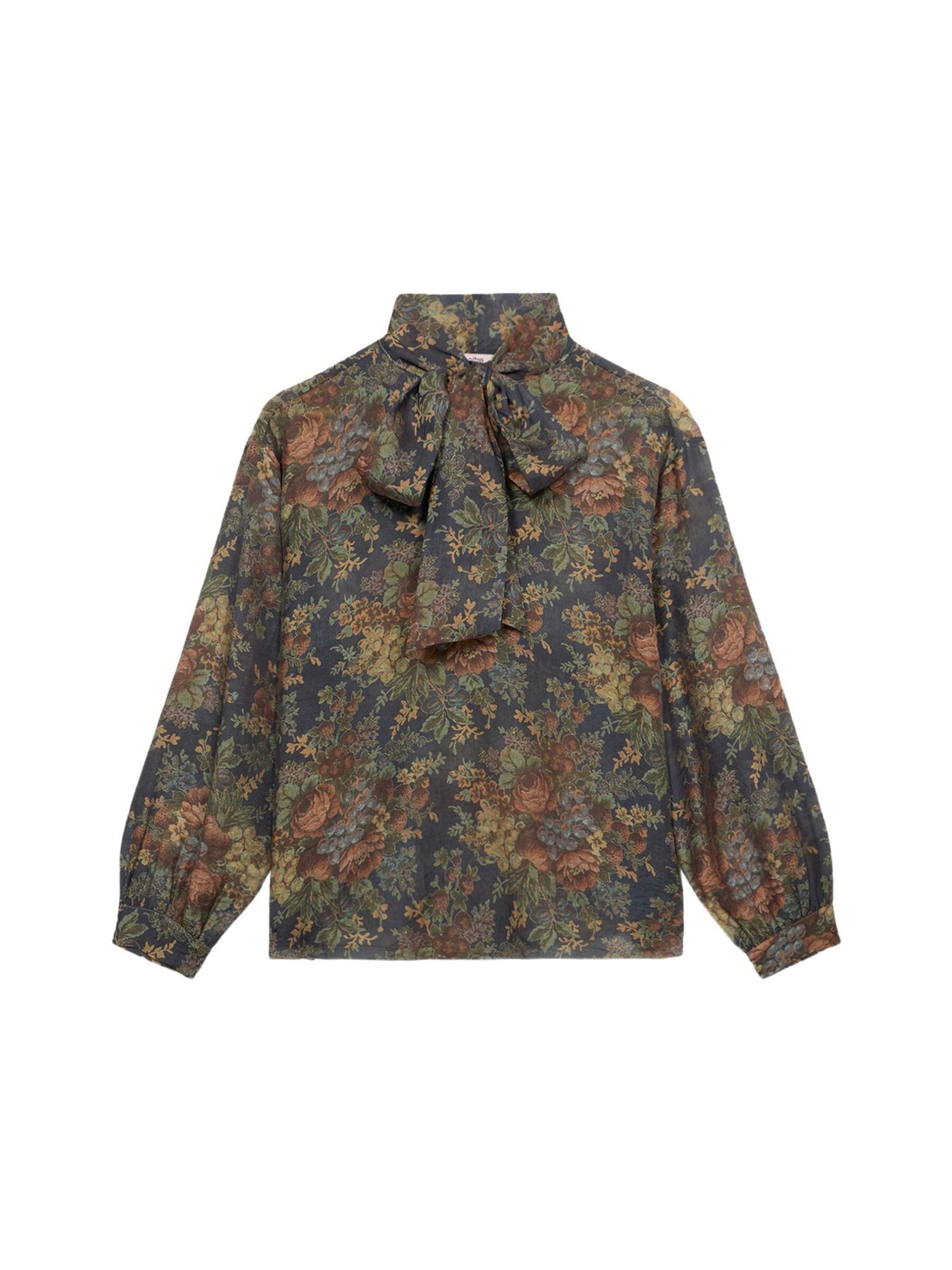 oltre - Blusa en azul: frente