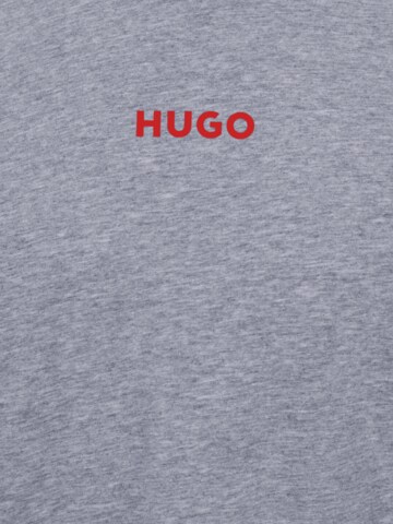 HUGO Pyjama kort 'Linked' in Grijs