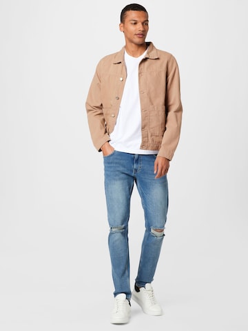 JUST JUNKIES Between-Season Jacket 'Bob' in Beige