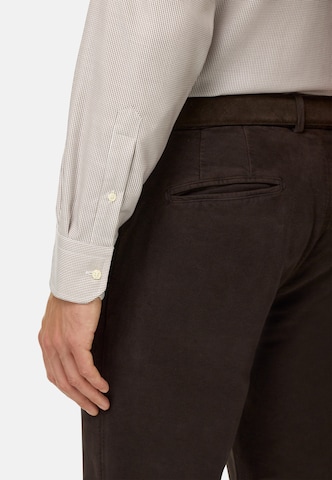 Boggi Milano Regular fit Button Up Shirt in Beige