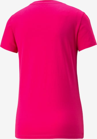 PUMA Sportshirt 'Essentials+' in Pink