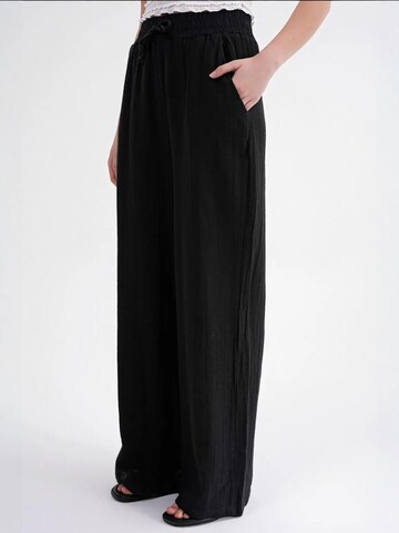 MixRay Wide leg Broek in Zwart