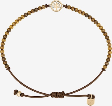Bracelet FOSSIL en marron : devant
