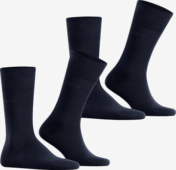 ESPRIT Socks 'Basic Easy 2-Pack' in Blue: front